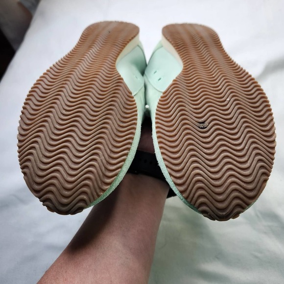 Tory Burch Pastel Green and White Sneakers - Picture 7 of 12